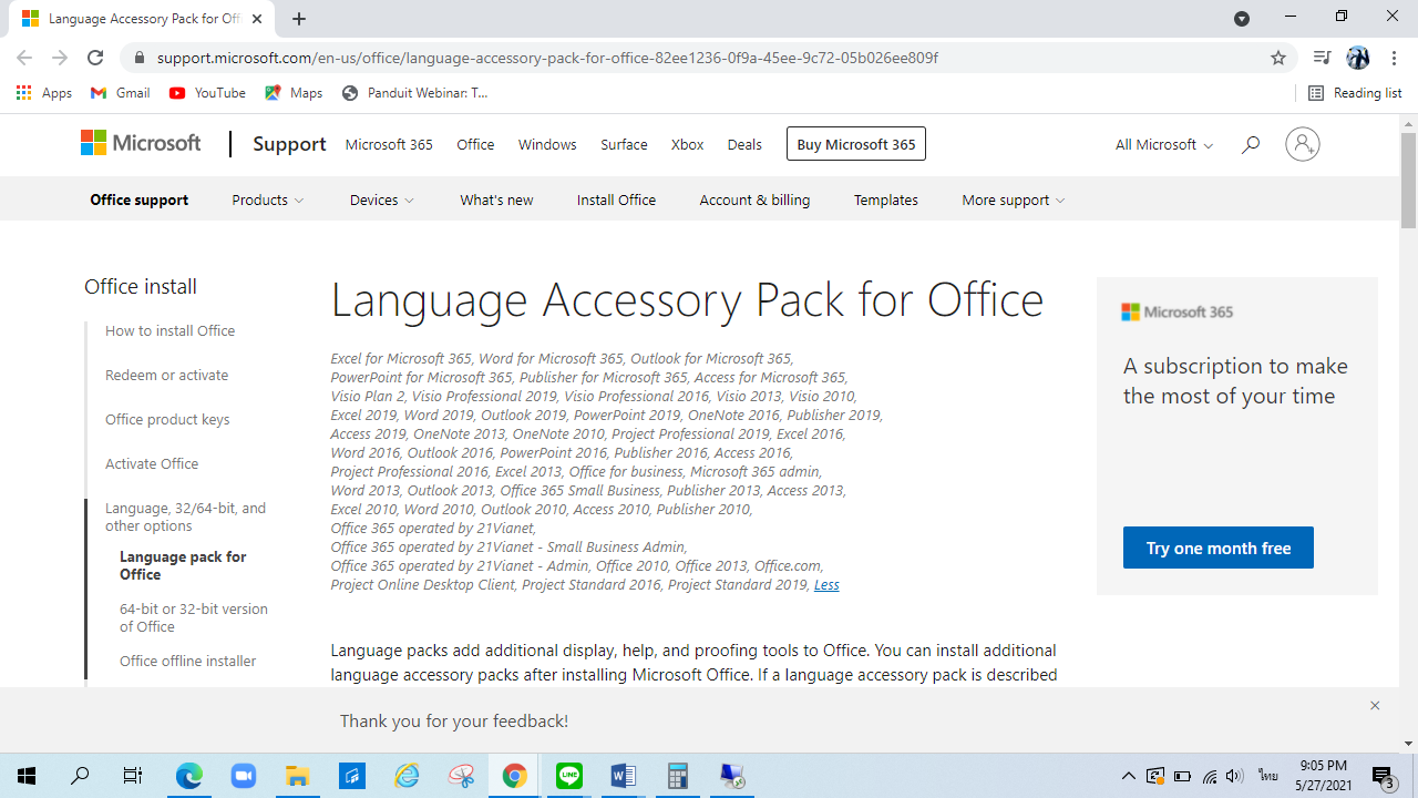 microsoft office 2016 english language pack download