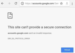 how to fix วิธีแก้ไขข้อผิดพลาดของ Google Chrome “This Site Can’t Provide a Secure ...