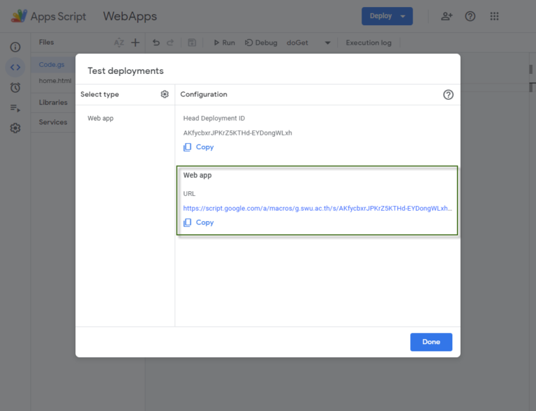 เริ่มต้น Web Apps ด้วย Google Apps Script – Knowledge Management