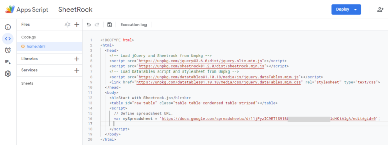 สร้างเว็บค้นหาข้อมูลจาก Google Sheet ด้วย Apps Script และ Sheetrock.js ...